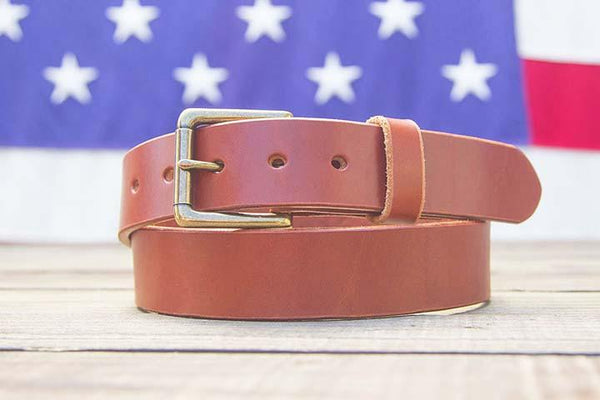 1.5" | Chestnut Leather Belt